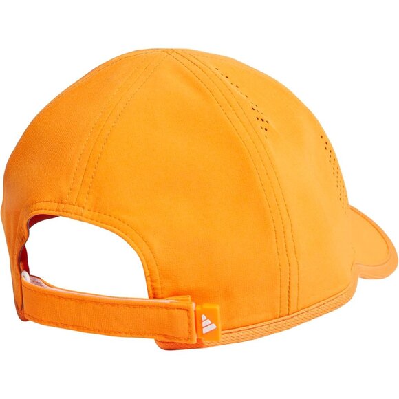 Adidas Men's Pure Orange Metallic Superlite Lightweight Athletic Running Cap - Picture 4 of 7